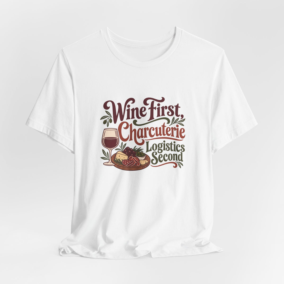 Charcuterie Logistics Wine Shirt