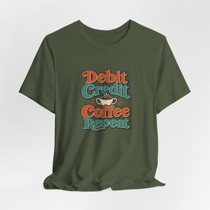 Debits Credits Coffee Tee