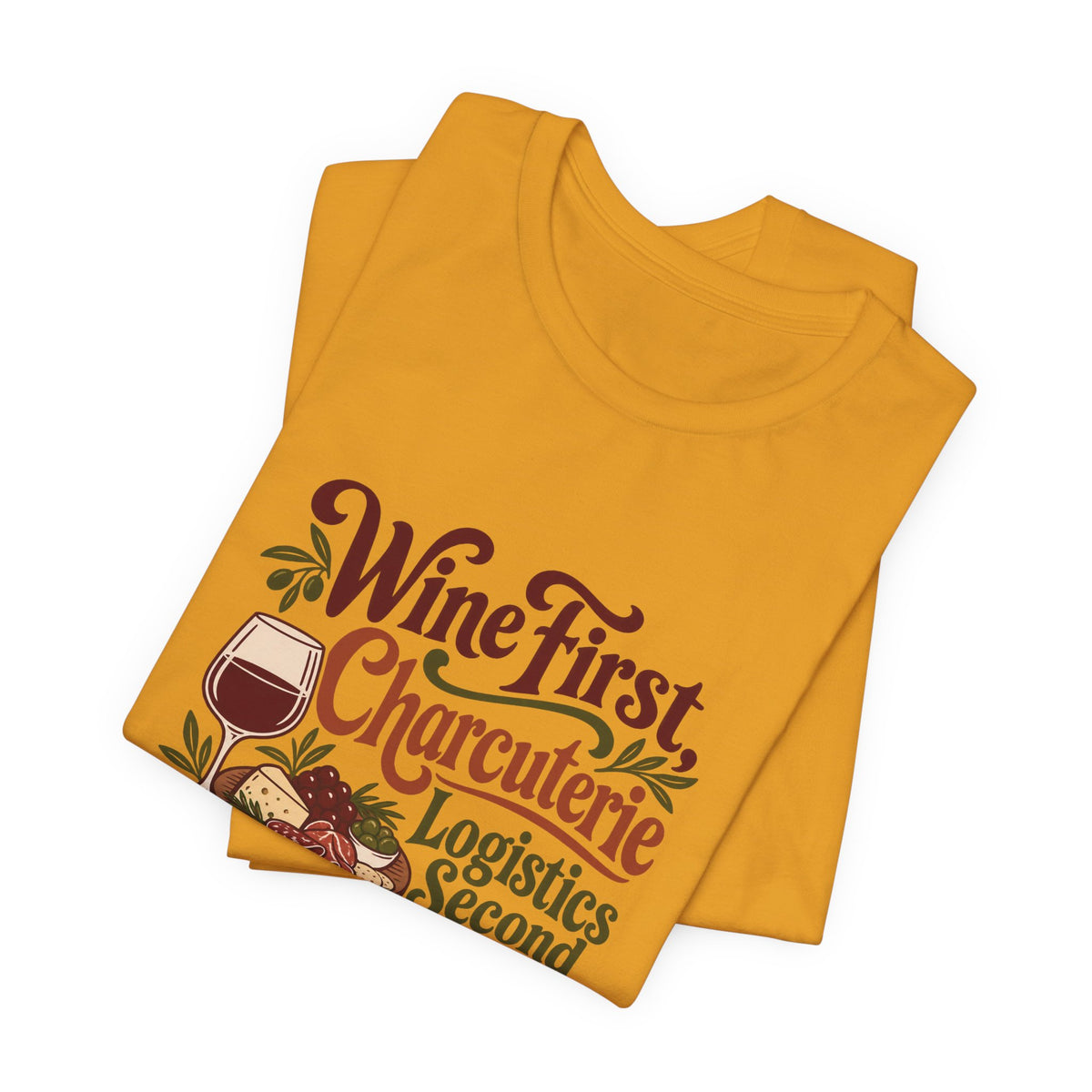 Charcuterie Logistics Wine Shirt