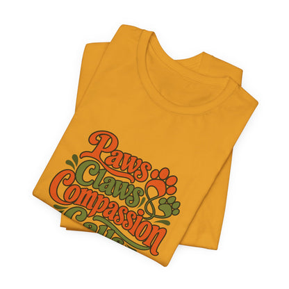 Paws Claws Compassion Vet Tee