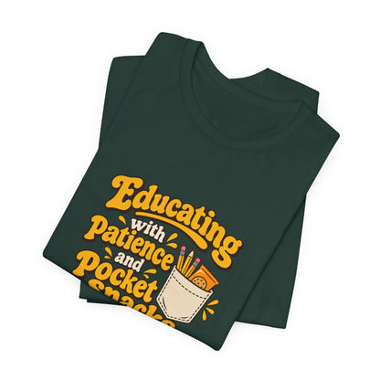 Pocket Snacks Teacher Vintage Tee