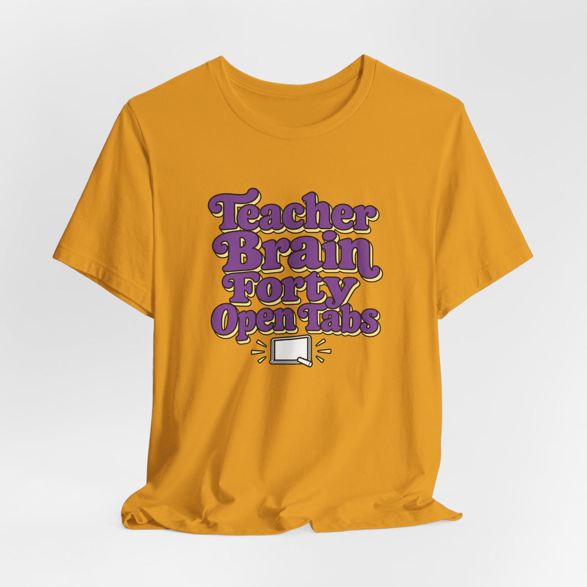 Teacher Brain Open Tabs Tee