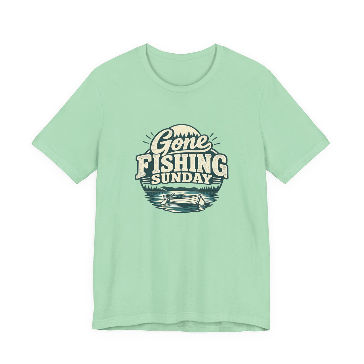 Gone Fishing Sunday Tee