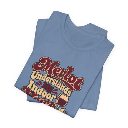Merlot Indoor Voice Tee