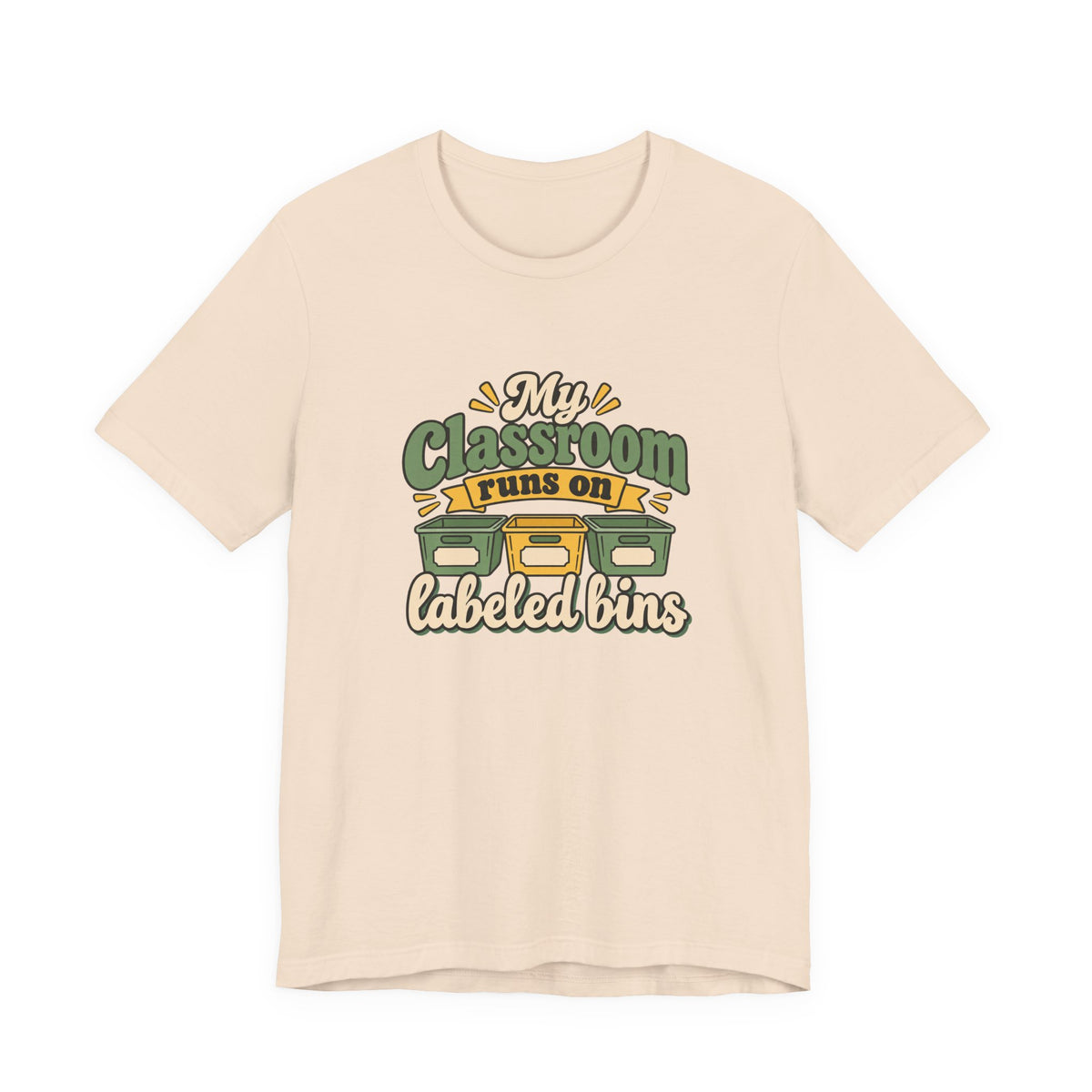 Labeled Bins Classroom Shirt