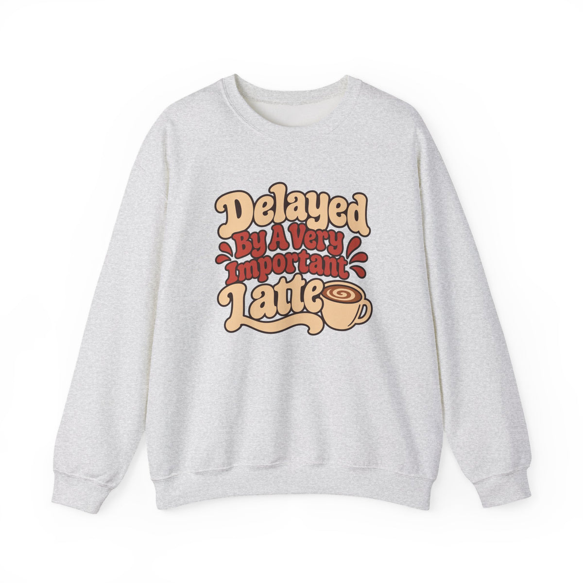 Latte Delay Retro Sweatshirt