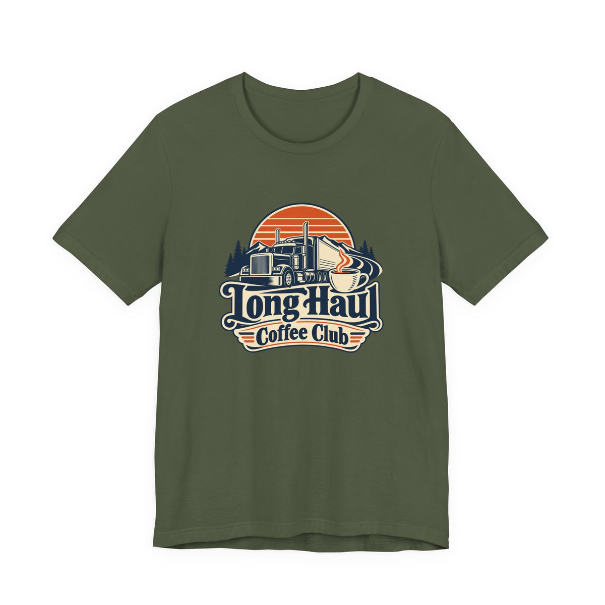 Long Haul Coffee Trucker Tee