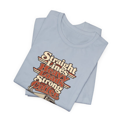 Trailer Lines Trucker Retro Tee