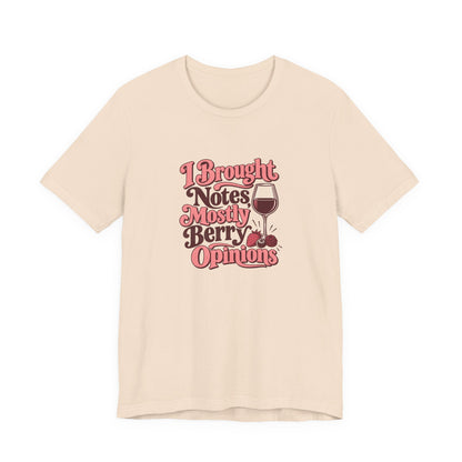 Berry Notes Wine Tasting Tee