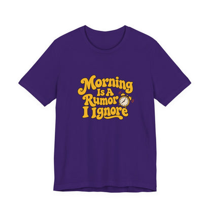 Morning Rumor Retro Humor Tee
