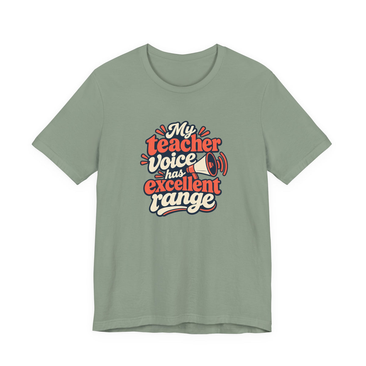 Teacher Voice Range Retro Shirt