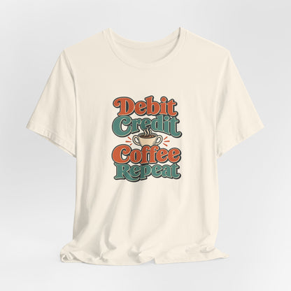 Debits Credits Coffee Tee