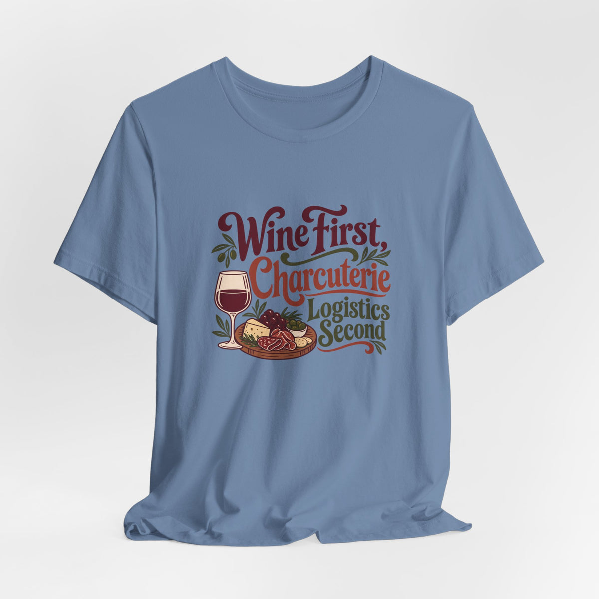 Charcuterie Logistics Wine Shirt