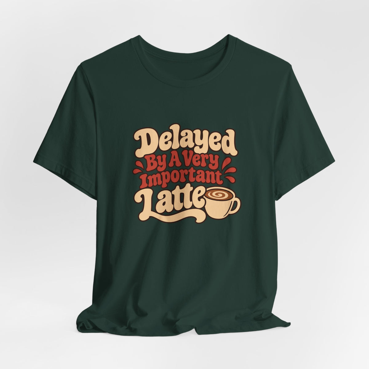 Latte Delay Retro Tee