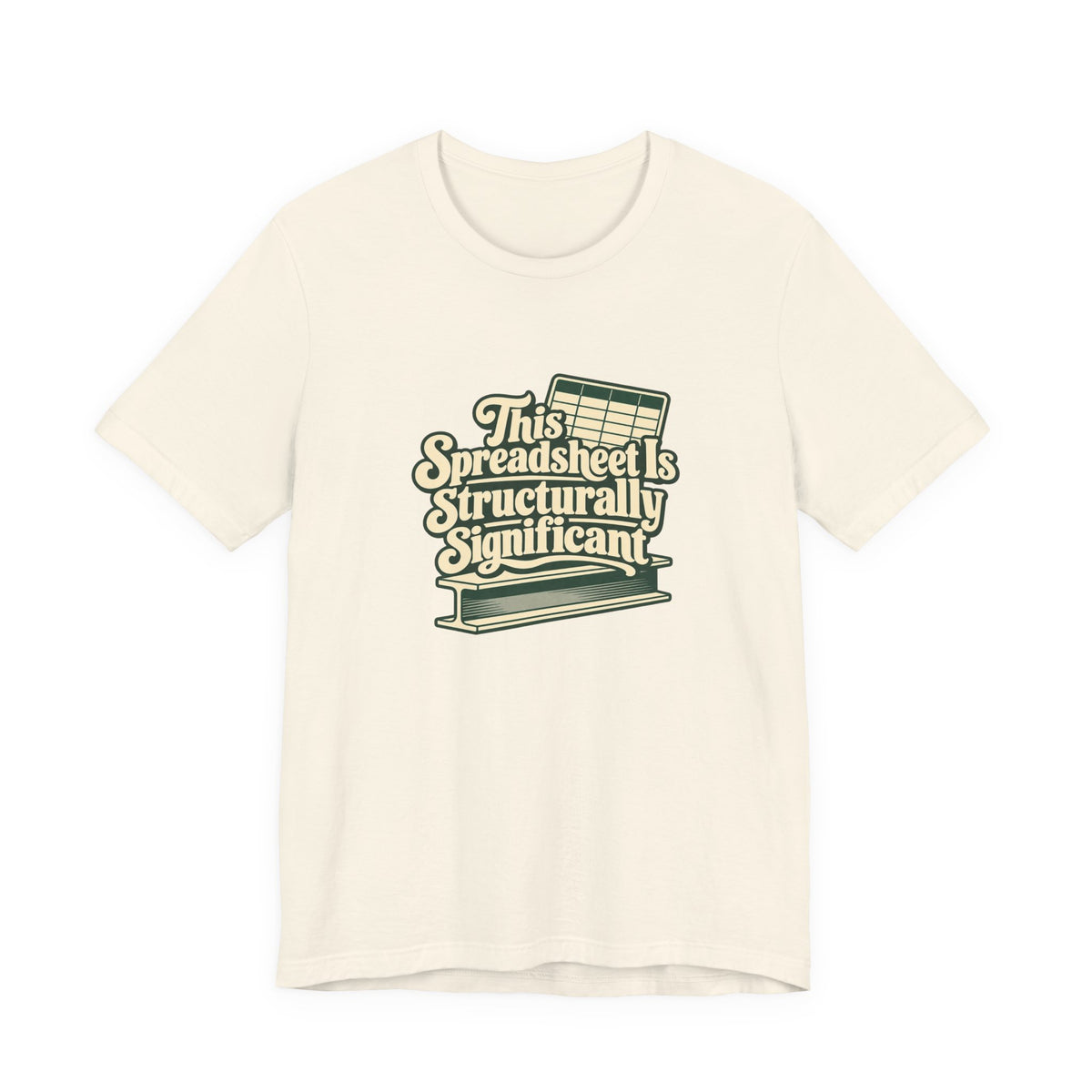Spreadsheet Structural Support Tee