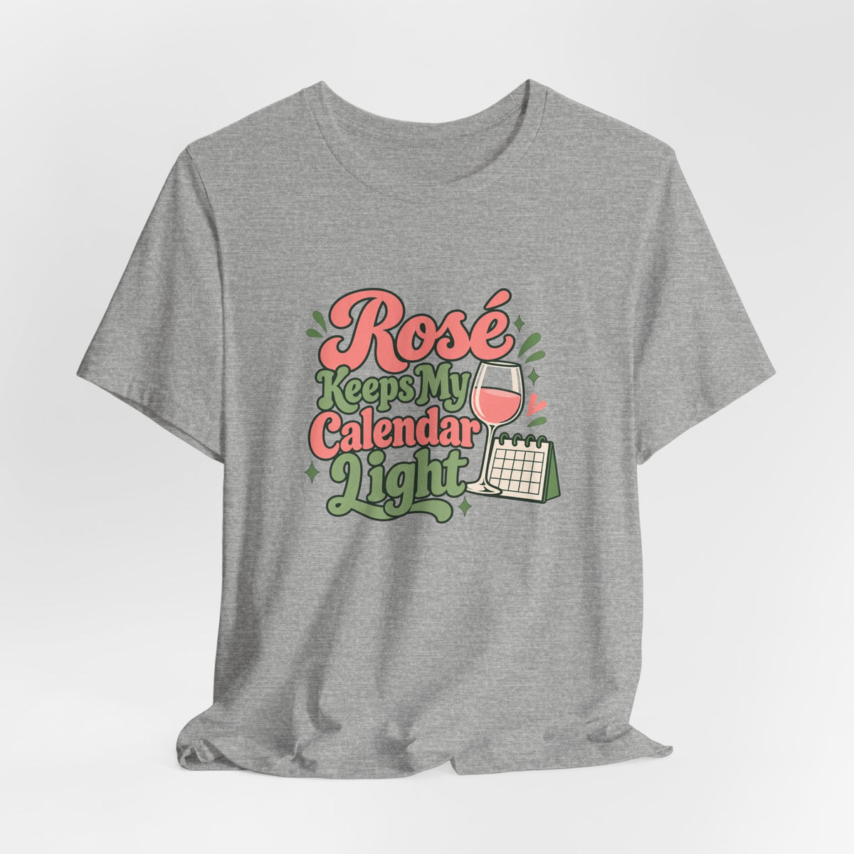 Rosé Calendar Retro Tee