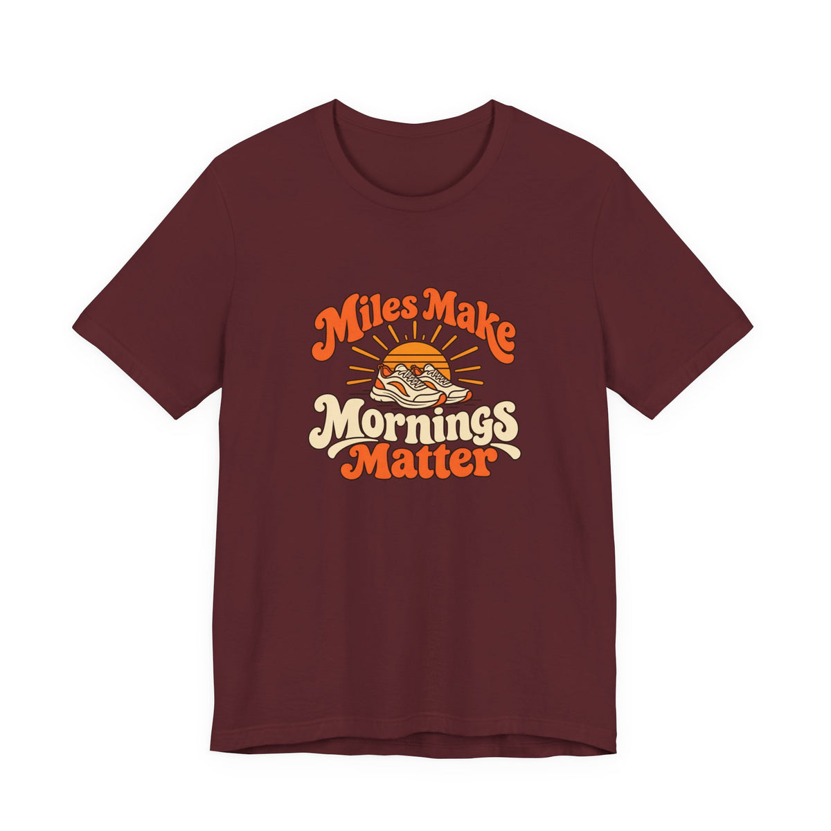 Mornings Matter Runner Retro Tee