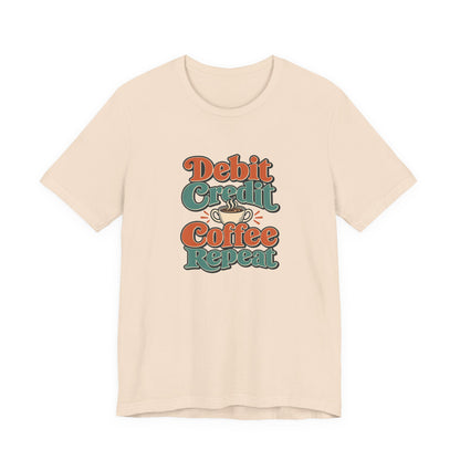 Debits Credits Coffee Tee