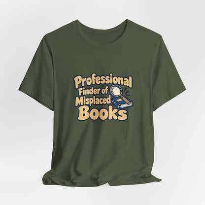 Professional Book Finder Librarian Tee