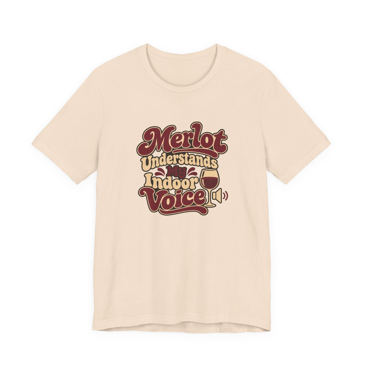 Merlot Indoor Voice Tee