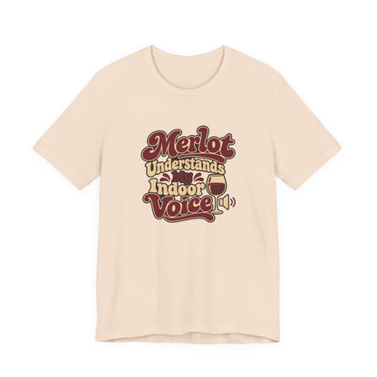Merlot Indoor Voice Tee