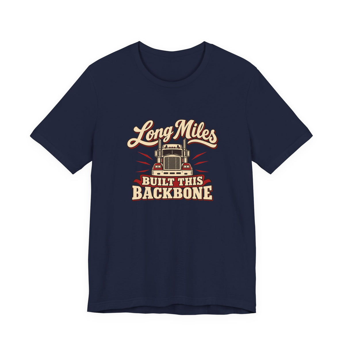 Long Haul Backbone Vintage Trucker Tee