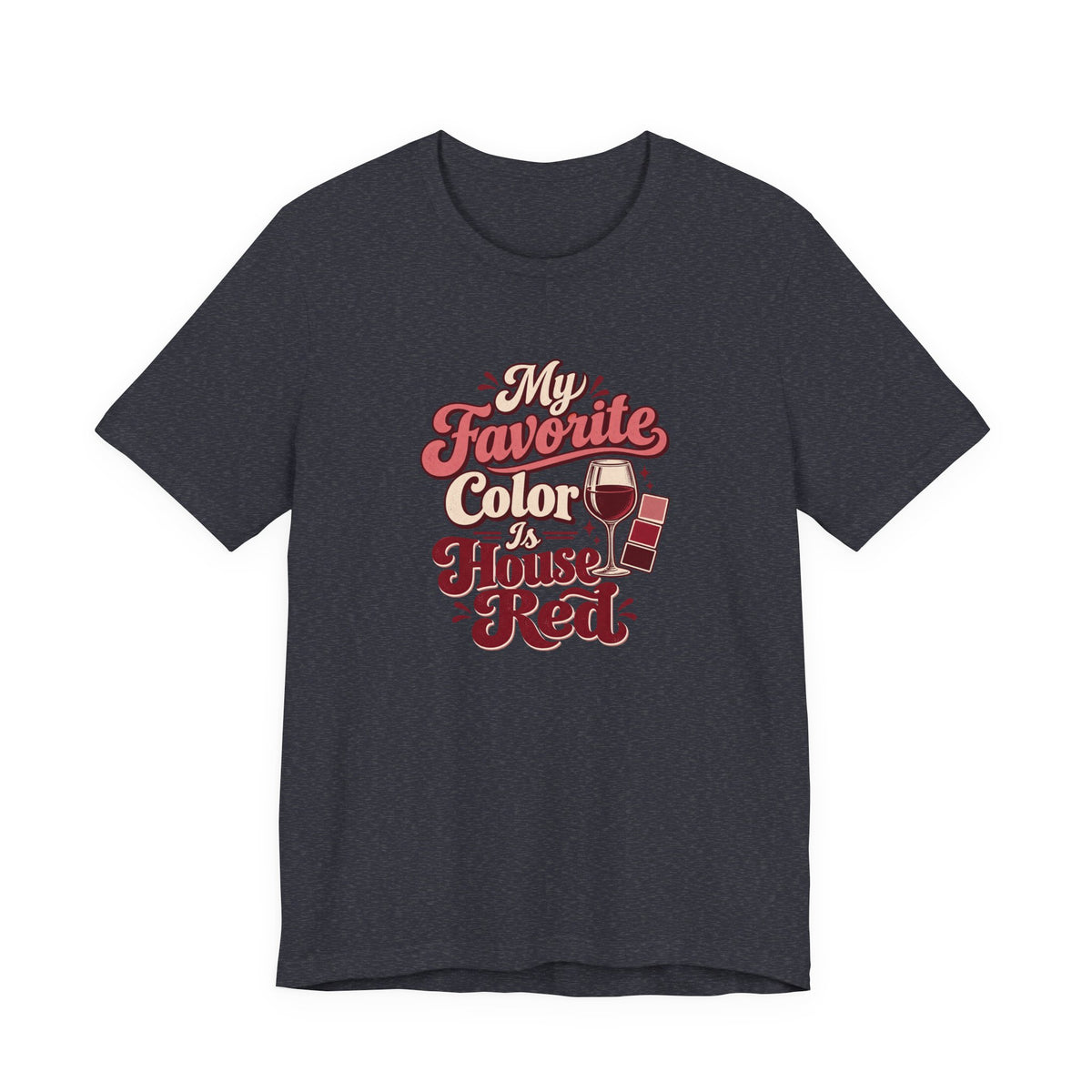 House Red Color Club Tee