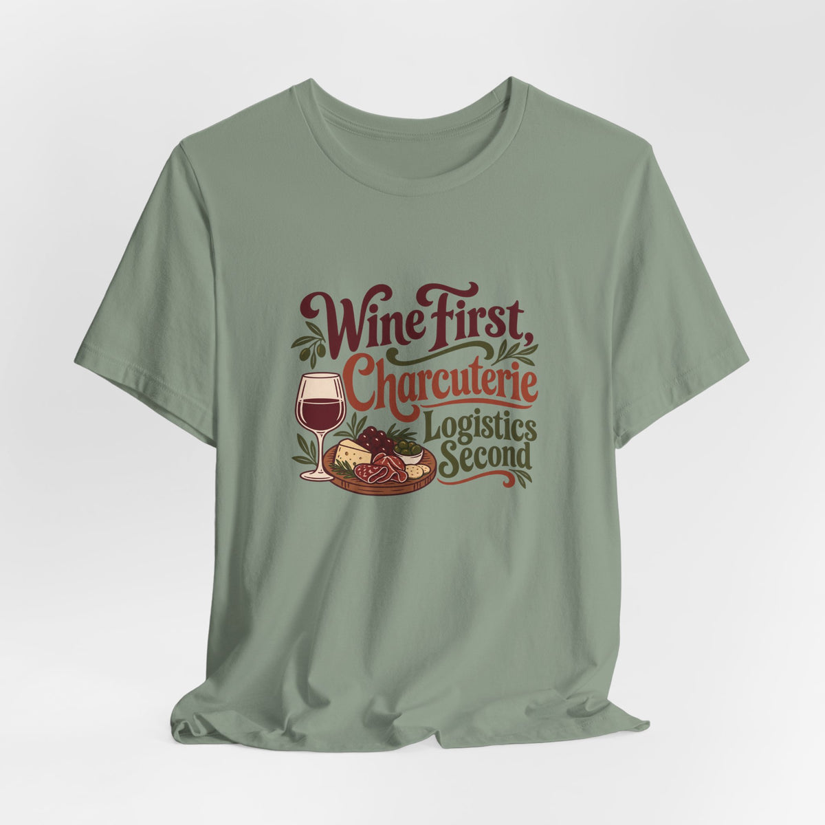 Charcuterie Logistics Wine Shirt