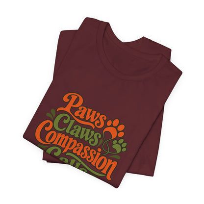 Paws Claws Compassion Vet Tee