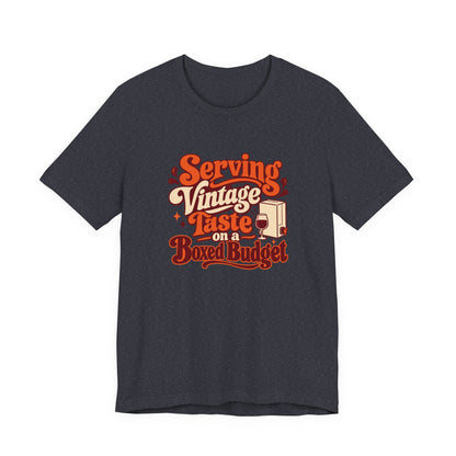 Boxed Budget Wine Tee