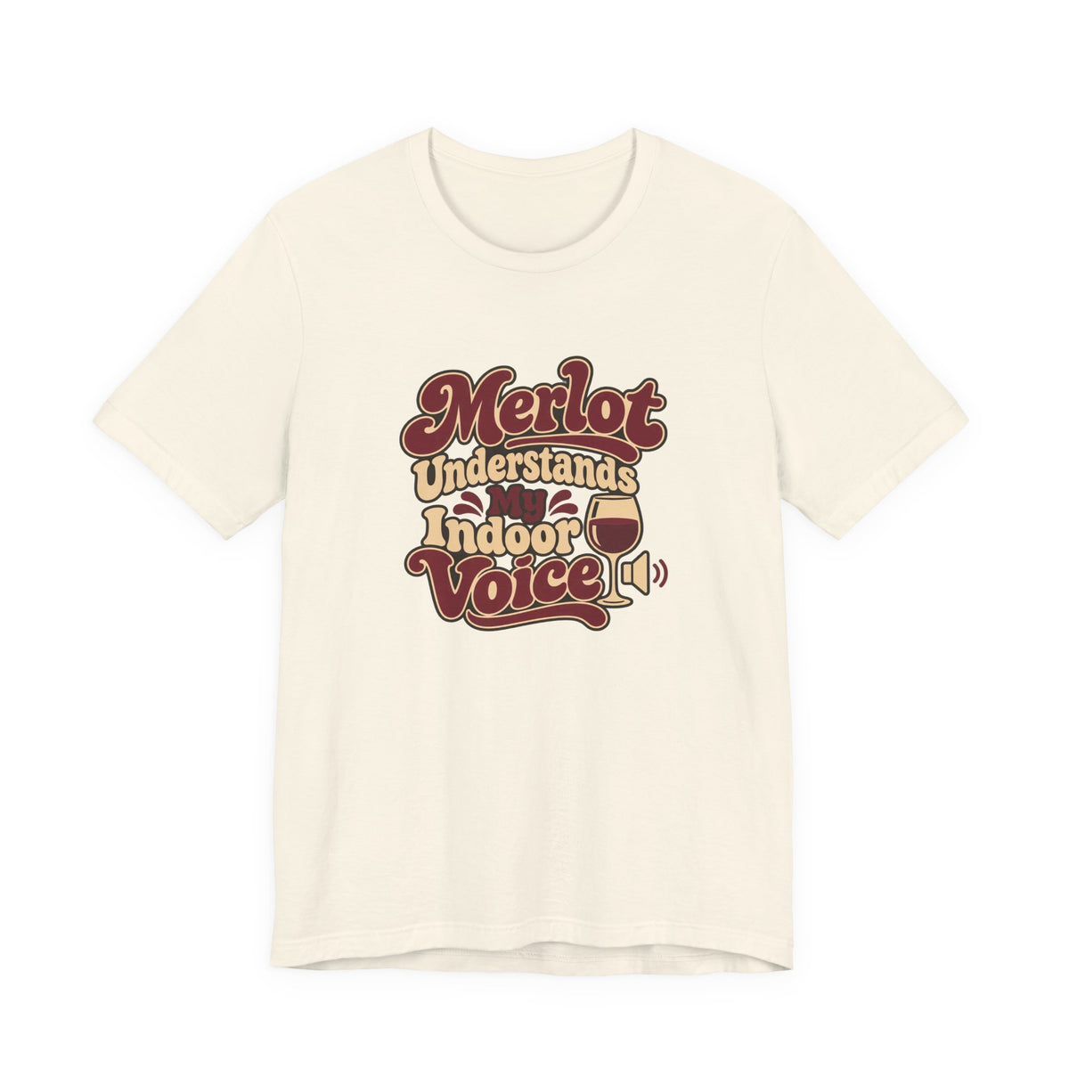 Merlot Indoor Voice Tee