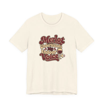Merlot Indoor Voice Tee