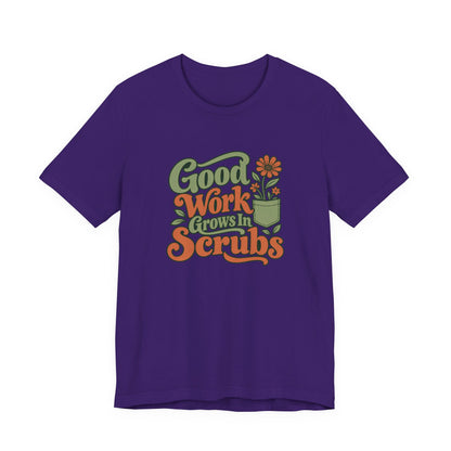 Scrub Life Bloom Retro Tee