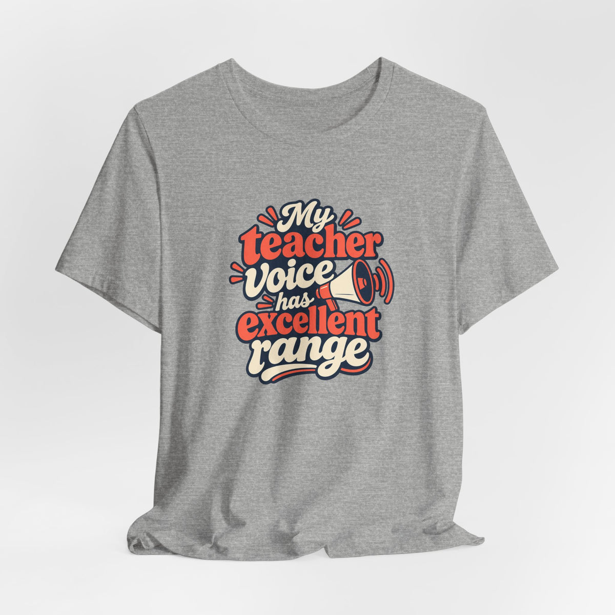 Teacher Voice Range Retro Shirt