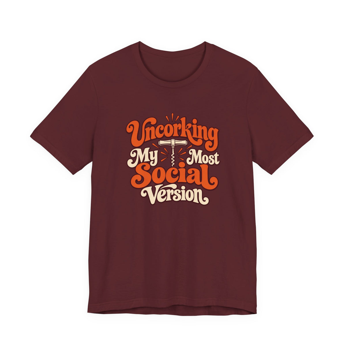 Social Version Wine Shirt