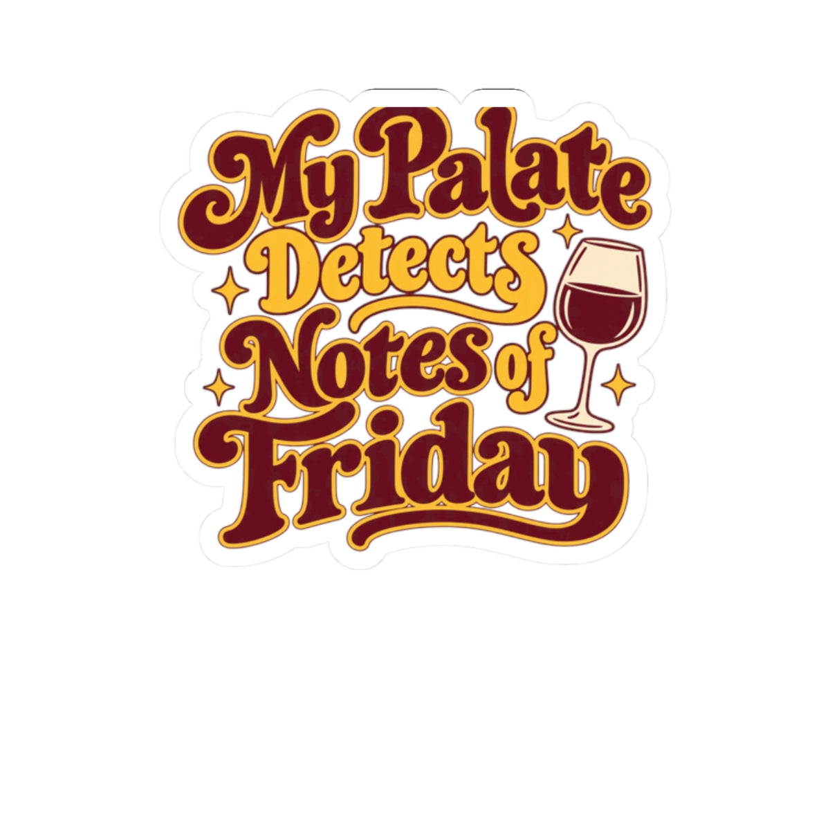 Friday Flavor Notes Sticker