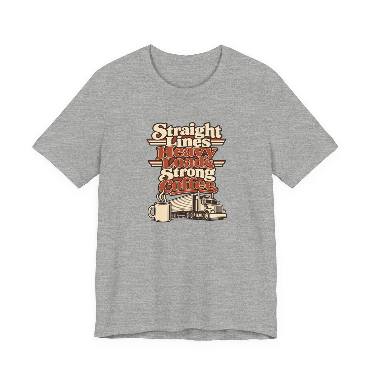 Trailer Lines Trucker Retro Tee