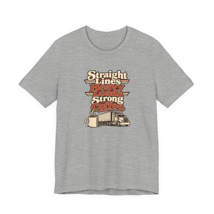 Trailer Lines Trucker Retro Tee