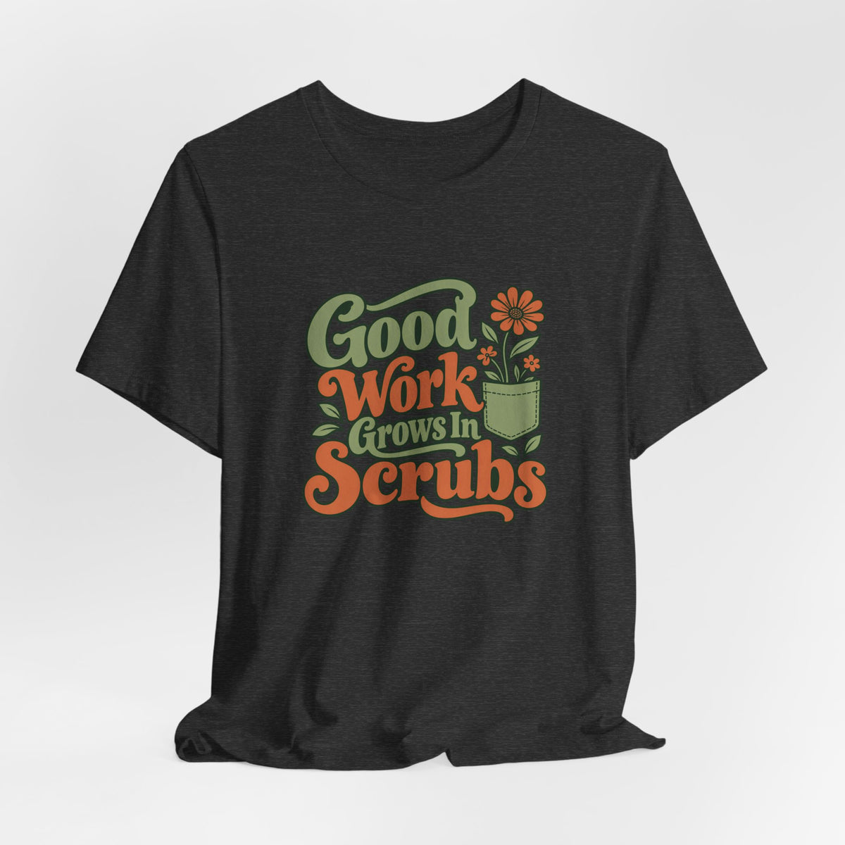 Scrub Life Bloom Retro Tee