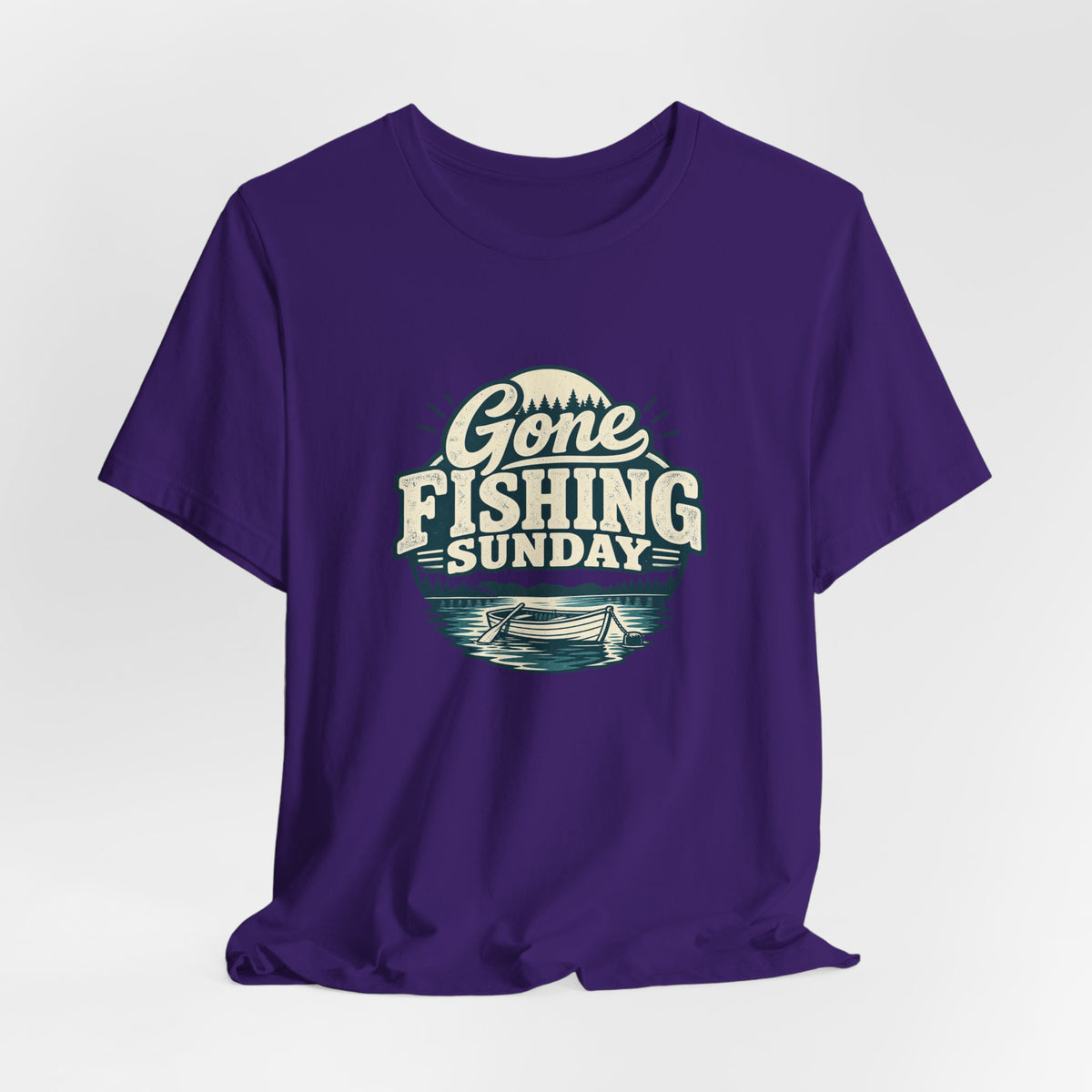 Gone Fishing Sunday Tee