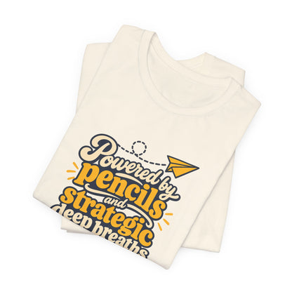 Strategic Deep Breaths Teacher Tee