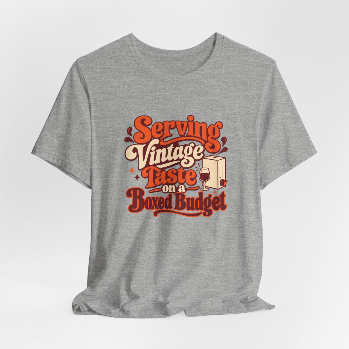 Boxed Budget Wine Tee