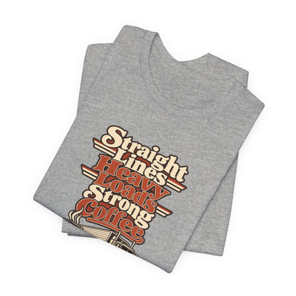 Trailer Lines Trucker Retro Tee