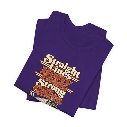 Trailer Lines Trucker Retro Tee