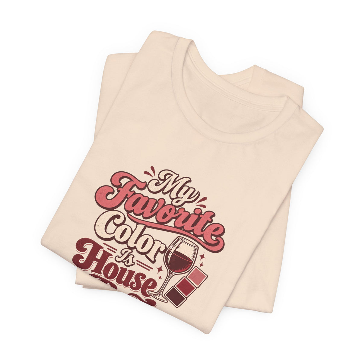 House Red Color Club Tee