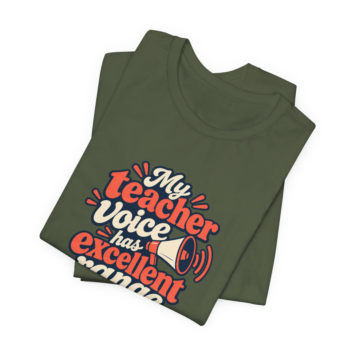 Teacher Voice Range Retro Shirt
