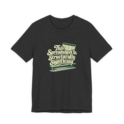 Spreadsheet Structural Support Tee