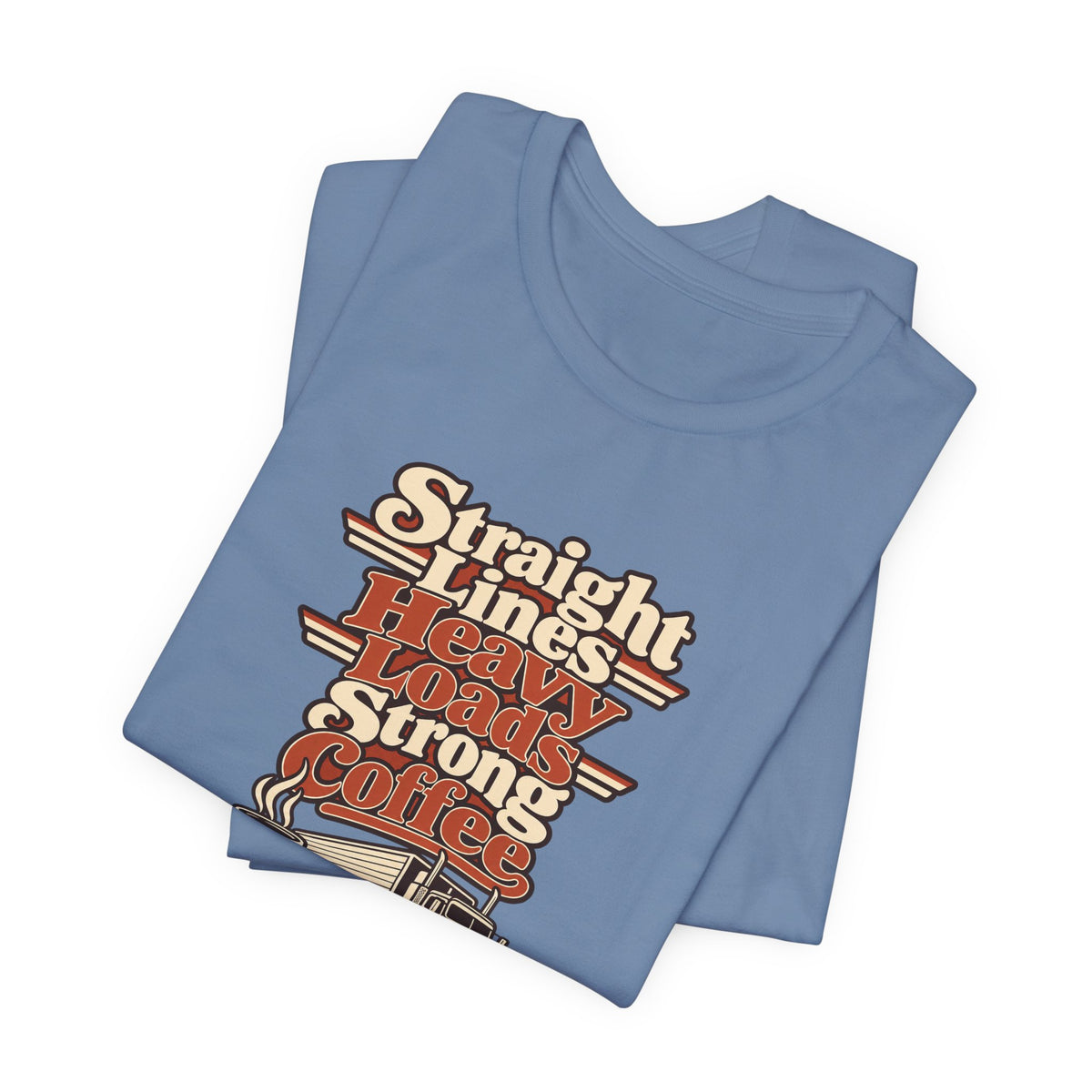 Trailer Lines Trucker Retro Tee