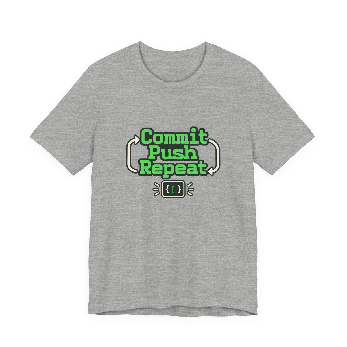 Commit Push Repeat Programmer Tee