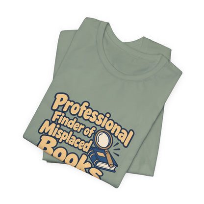 Professional Book Finder Librarian Tee
